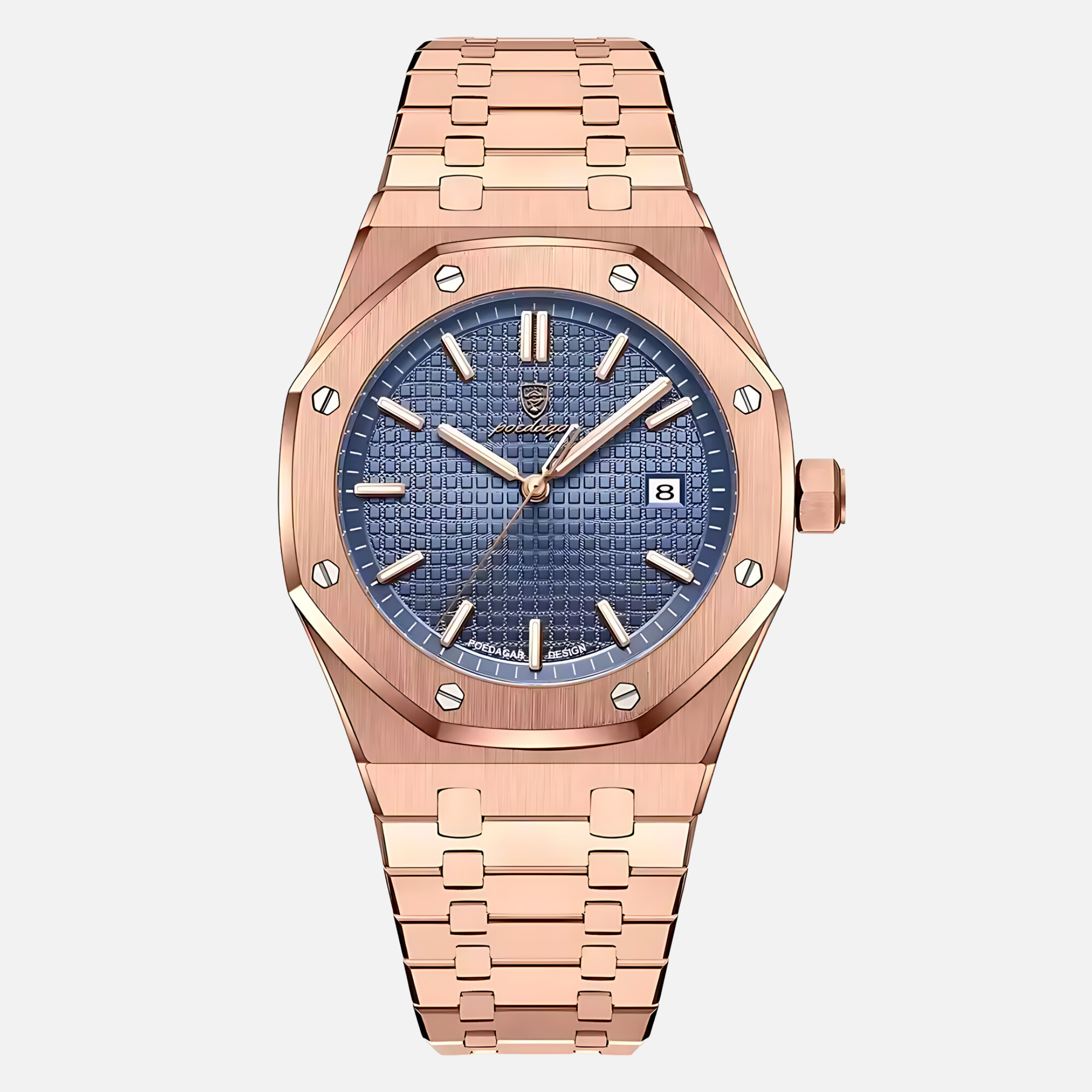 Reloj de lujo de acero inoxidable para hombres