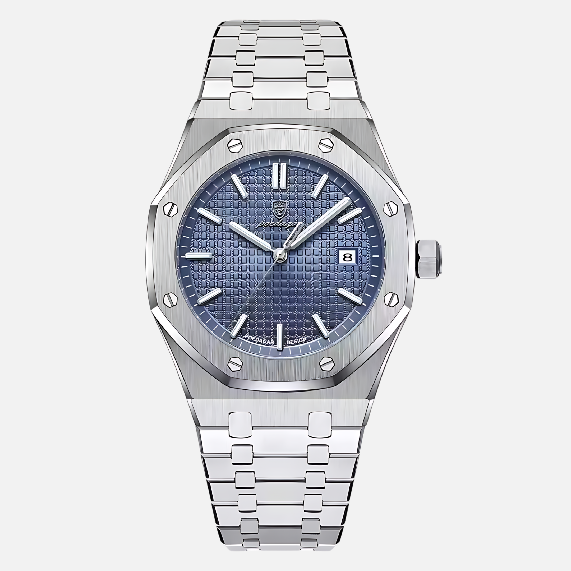Reloj de lujo de acero inoxidable para hombres