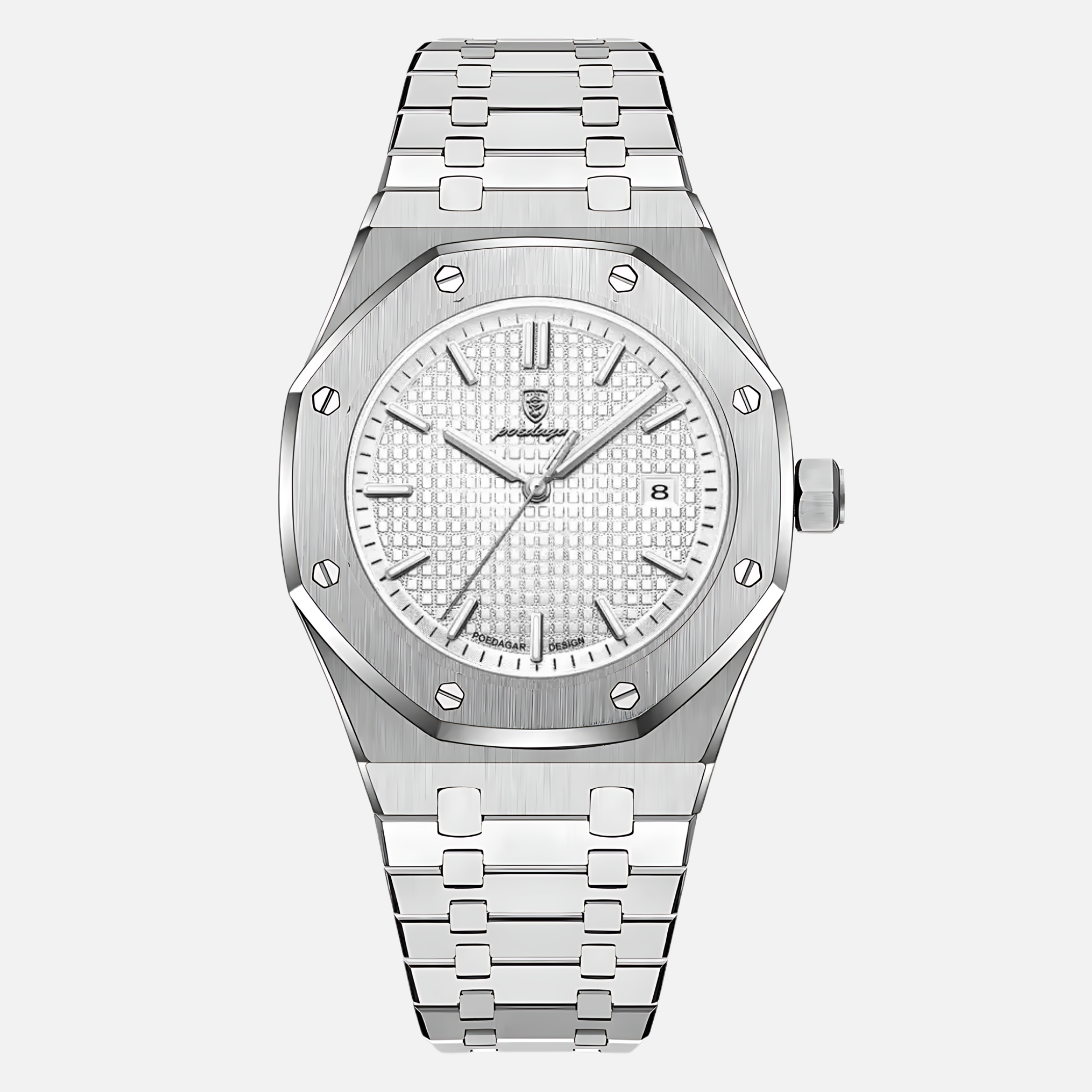 Reloj de lujo de acero inoxidable para hombres