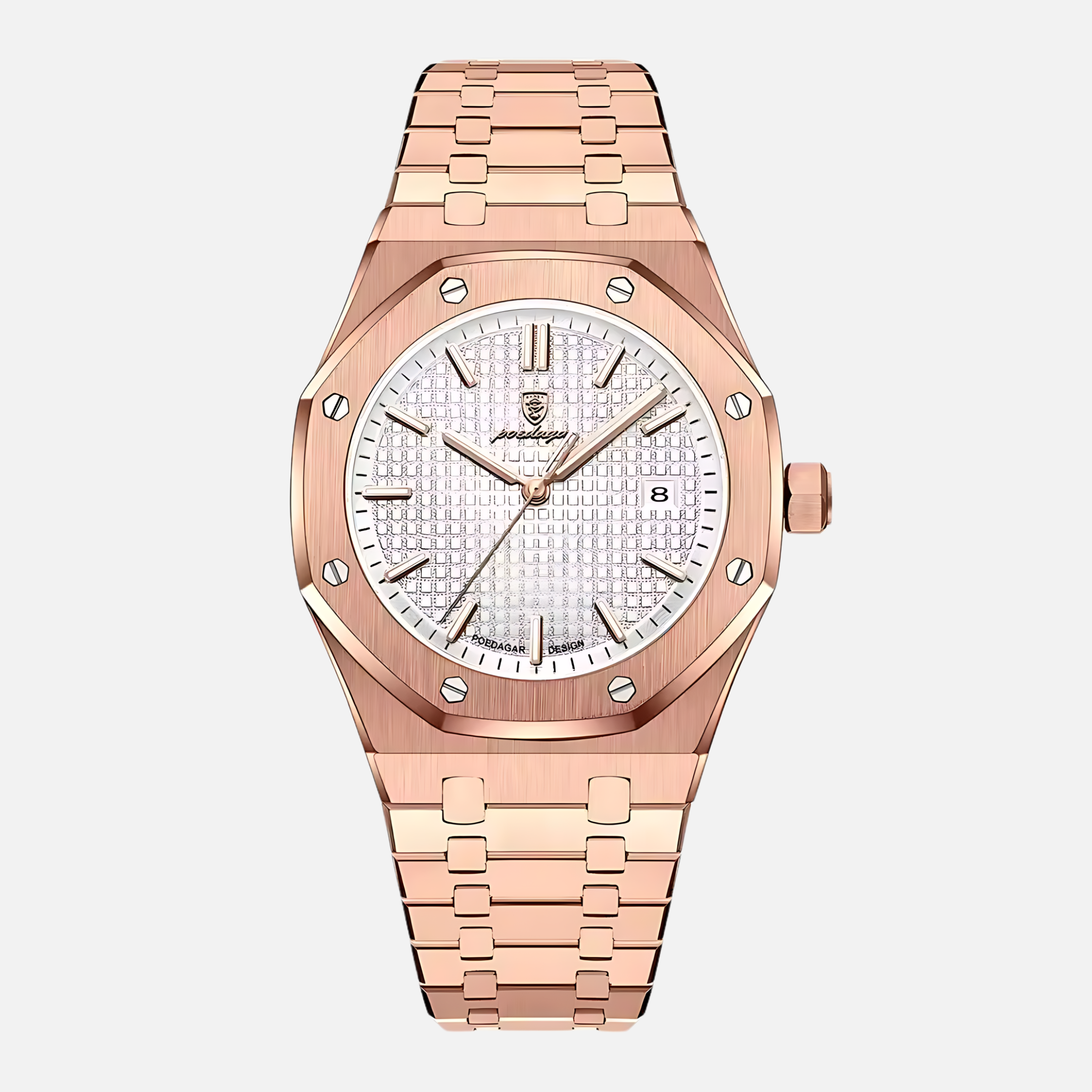 Reloj de lujo de acero inoxidable para hombres