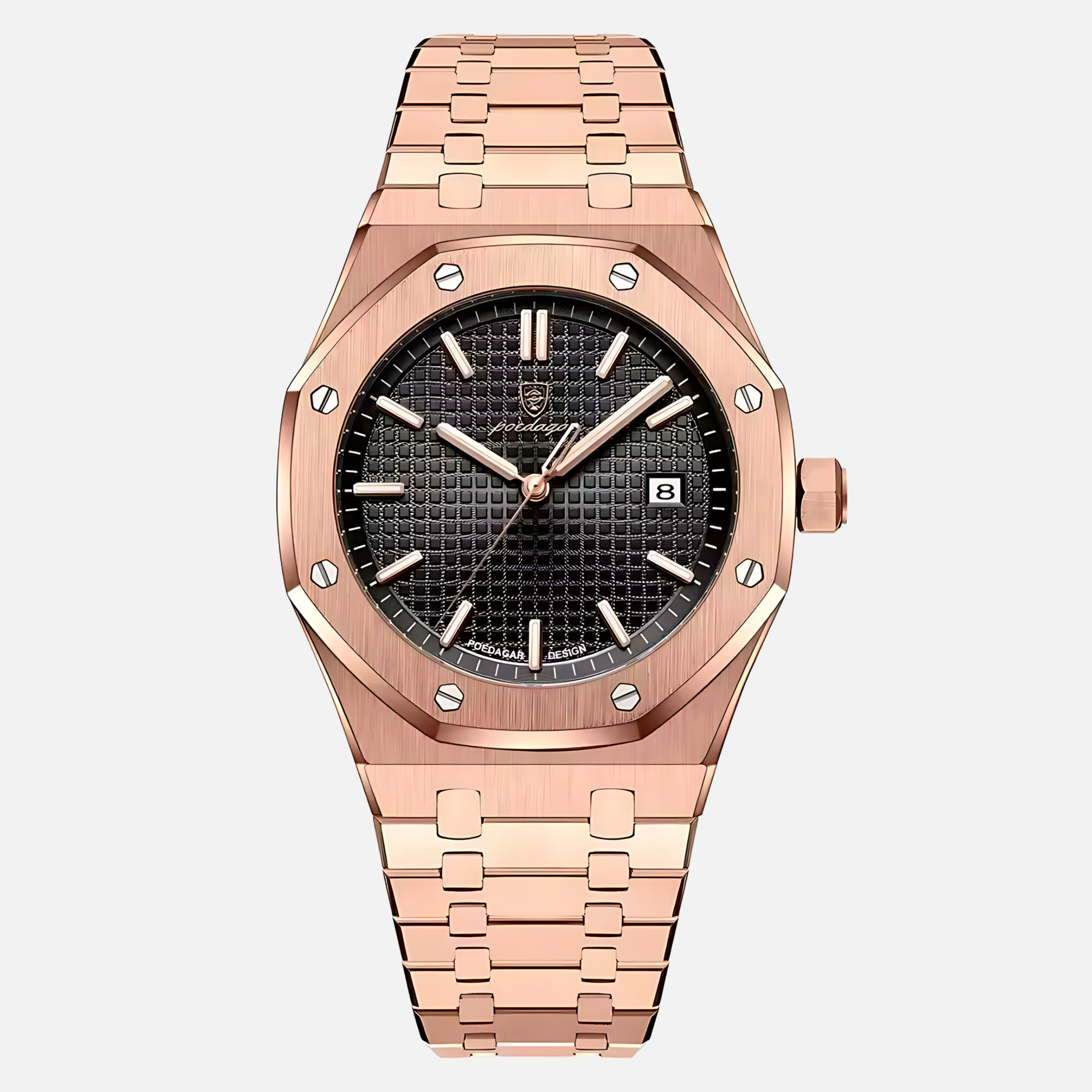 Reloj de lujo de acero inoxidable para hombres