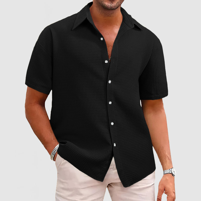 Camisa de Manga Corta Transpirable para Hombres