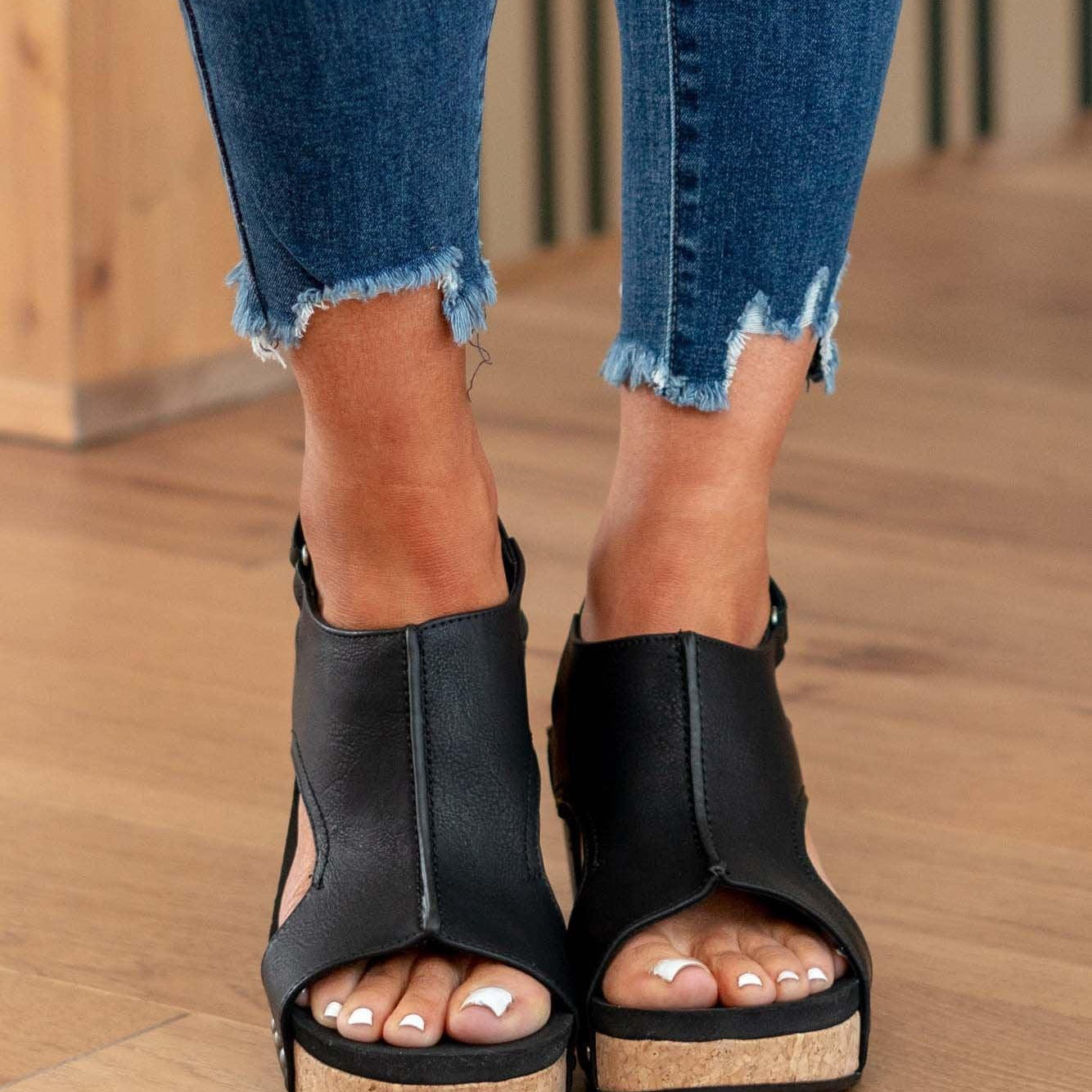 Sandalias de cuña ergonómicas cómodas para mujeres